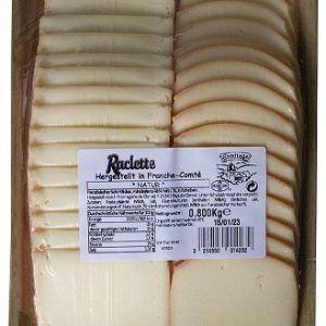 Artikel-Nr. 6594<br>FRZ. RACLETTE SCHEIBEN, Schnittkäse aus Frankreich, 800 g