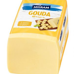 Artikel-Nr. 1735<br>MILRAM GOUDA BROT, Schnittkäse aus Deutschland, 3,0 kg