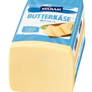 Artikel-Nr. 1749<br>MILRAM BUTTERKÄSE, Halbfester Schnittkäse aus Deutschland, 3,0 kg