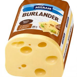 Artikel-Nr. 1754<br>MILRAM BURLANDER NUSSIG, Schnittkäse aus Deutschland, 3,0 kg