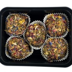 Artikel-Nr. 3587<br>WILDBLÜTEN-KUGELN, Frischkäsezubereitung aus Deutschland, <br>600 g