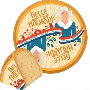 Artikel-Nr. 4238<br>BELLE DE HOLLANDE GOUDA KREUZKÜMMEL,<br>Schnittkäse aus Holland, 11,3 kg