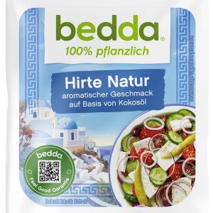 Artikel-Nr. 5060<br>BEDDA HIRTE NATUR fermentiert, Vegan aus Deutschland, 150g